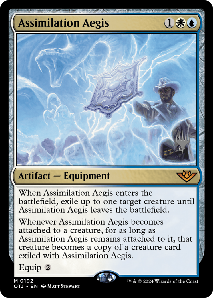 Assimilation Aegis (Promo Pack) [Outlaws of Thunder Junction Promos]