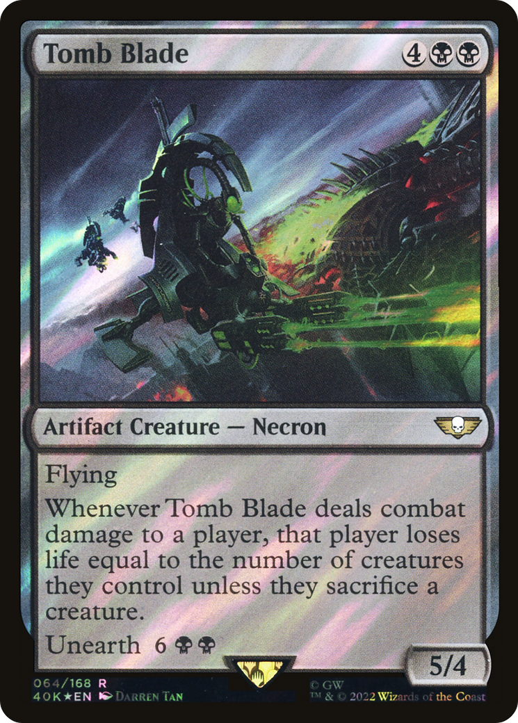 Tomb Blade (Surge Foil) [Warhammer 40,000]