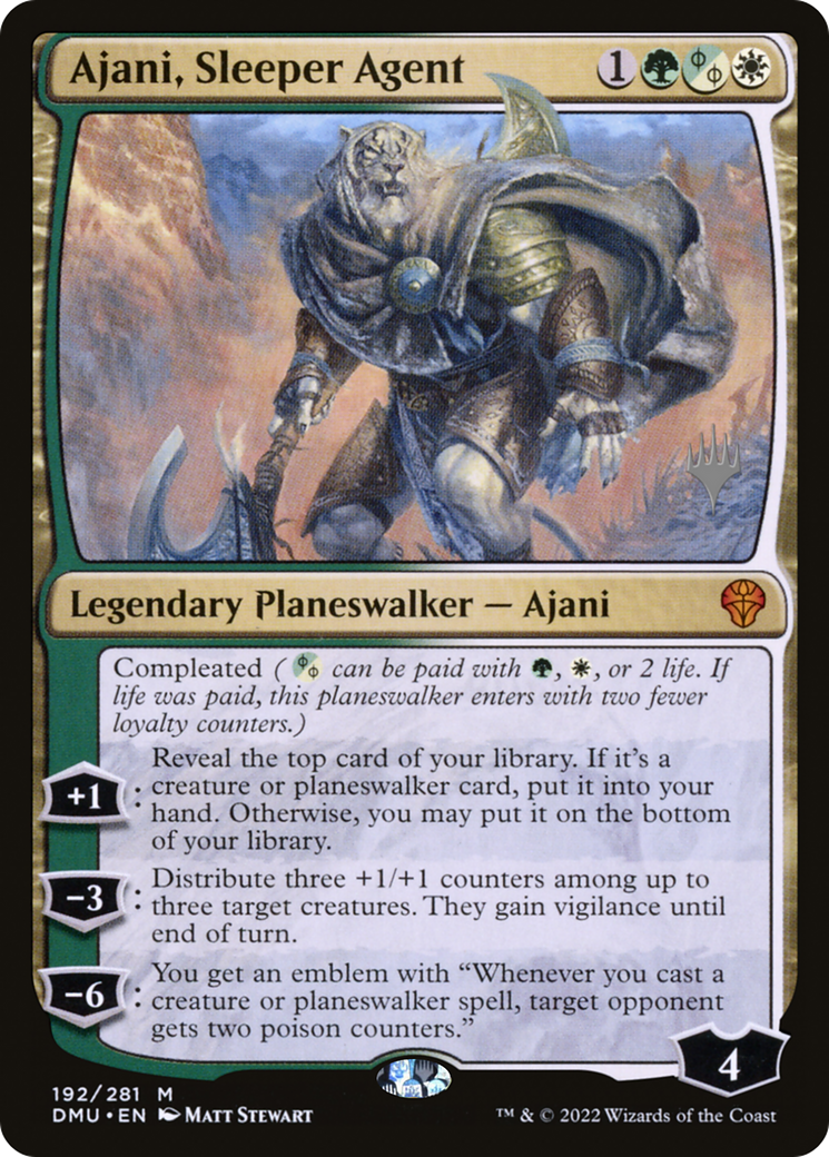 Ajani, Sleeper Agent (Promo Pack) [Dominaria United Promos]