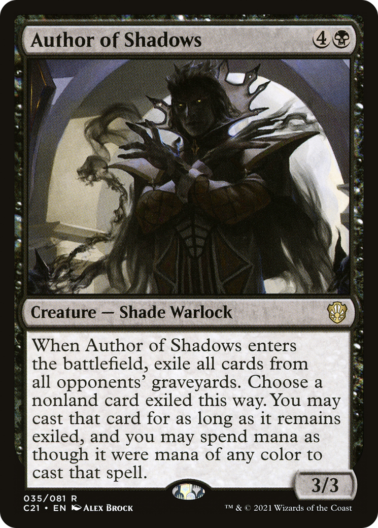 Author of Shadows [Commander 2021]