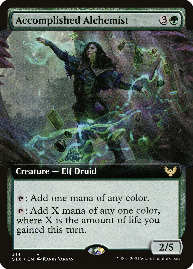 Accomplished Alchemist (Extended Art) [Strixhaven: School of Mages]