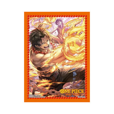 One Piece Card Sleeves Portgas.D.Ace 70Ct (Set 10)