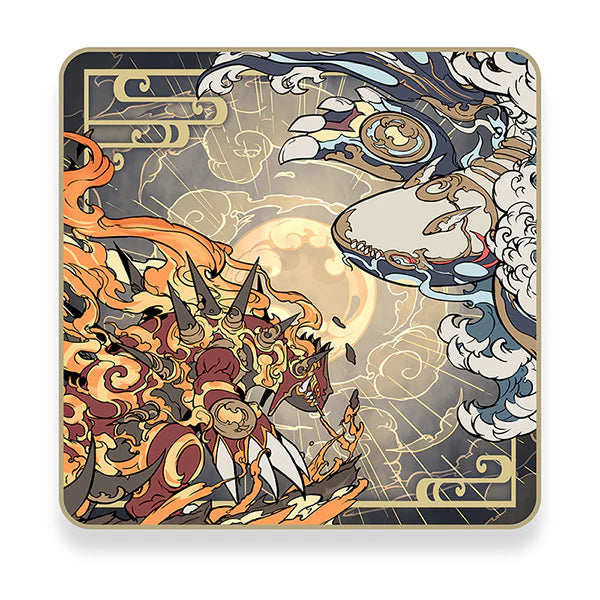 ManaMoon Empyrean - Land & Sea - 2-Player Cloth Playmat