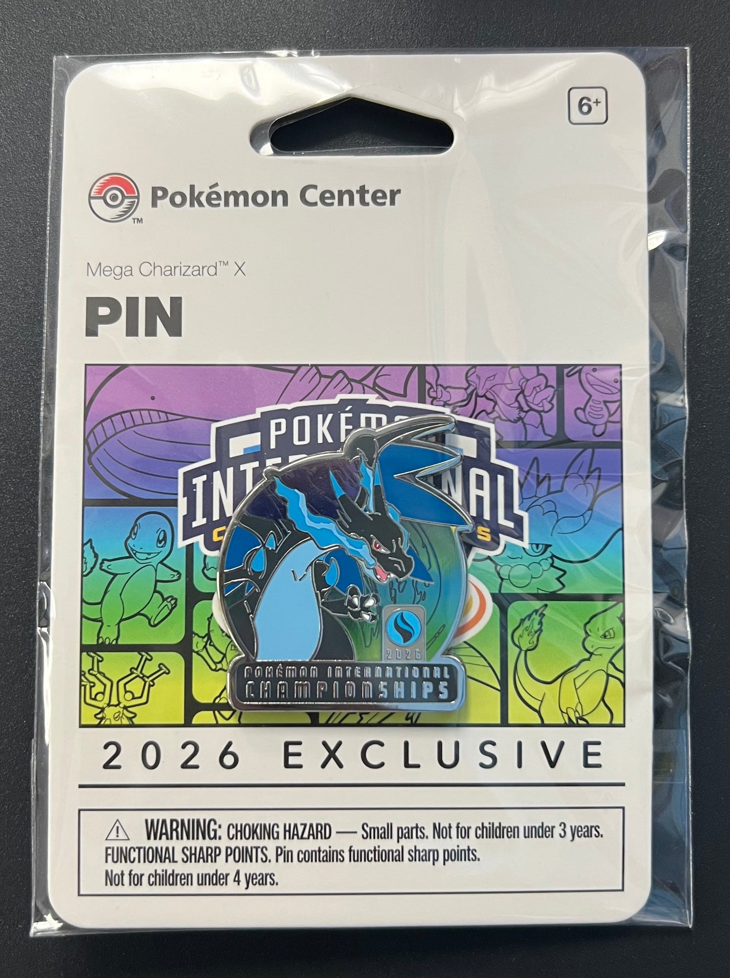 Pokémon TCG: 2026 NAIC Exclusive Mega Charizard X Pin