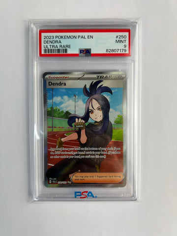 2023 Pokemon Paldea Evolved Dendra Full Art PSA Mint 9