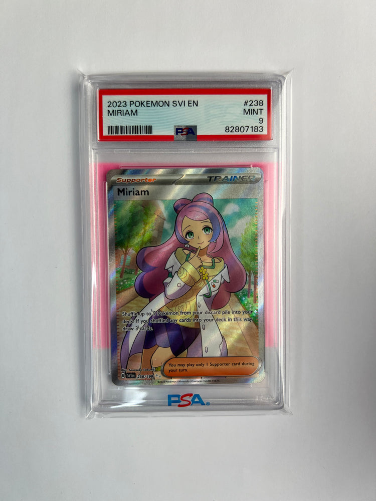 2023 Pokemon Scarlet & Violet Miriam Full Art PSA Mint 9