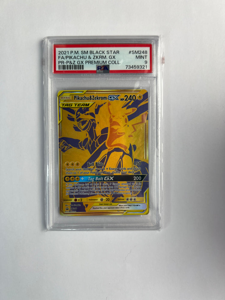 2021 Pokemon Pikachu & Zekrom Premium Collection PSA Mint 9