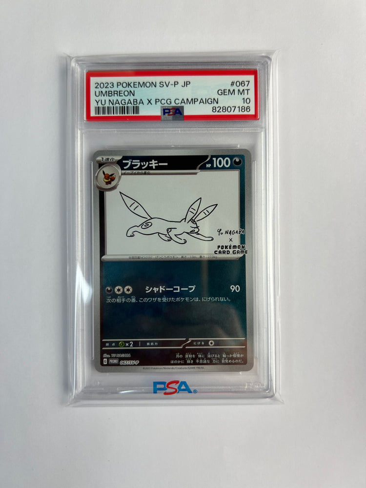 2023 Pokemon Scarlet & Violet Yu Nagaba Umbreon Promo PSA Gem Mint 10