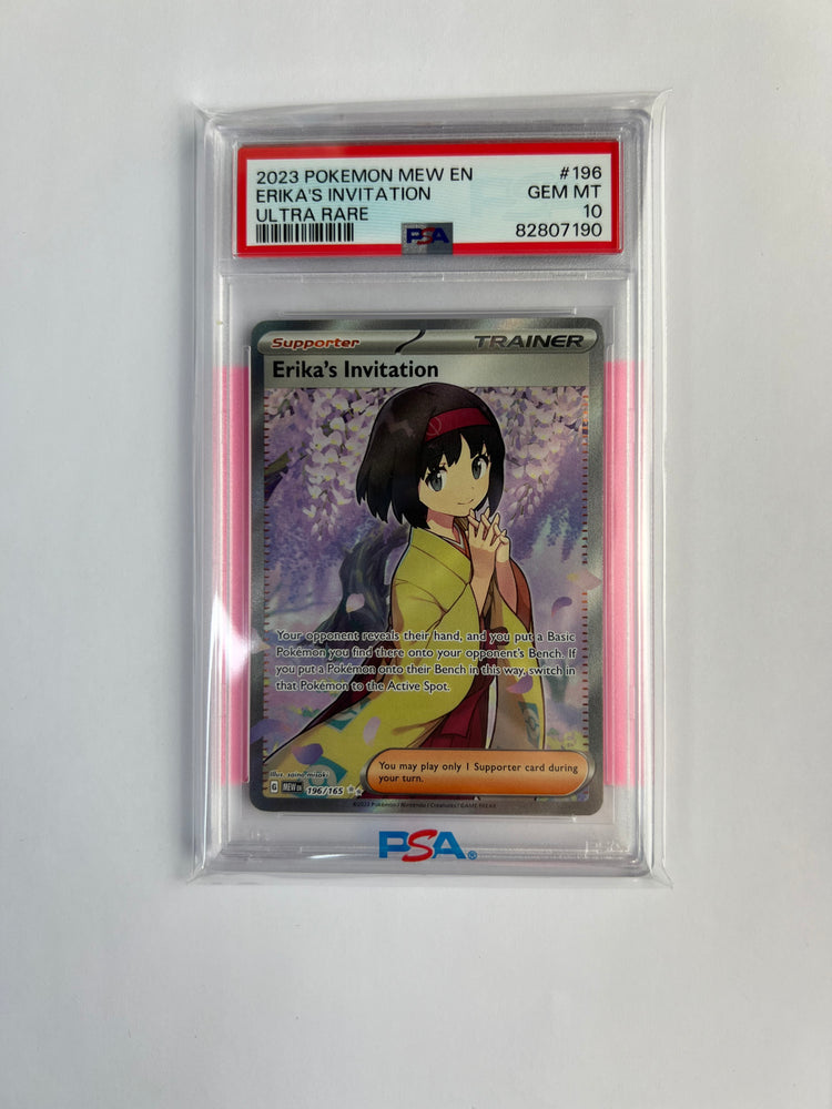 2023 Pokemon Scarlet & Violet 151 Erika's Invitation PSA Gem Mint 10