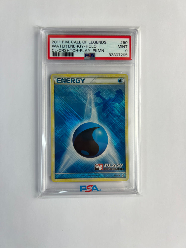 2011 Pokemon Call of Legends Water Play Promo Crosshatch Holo PSA Mint 9