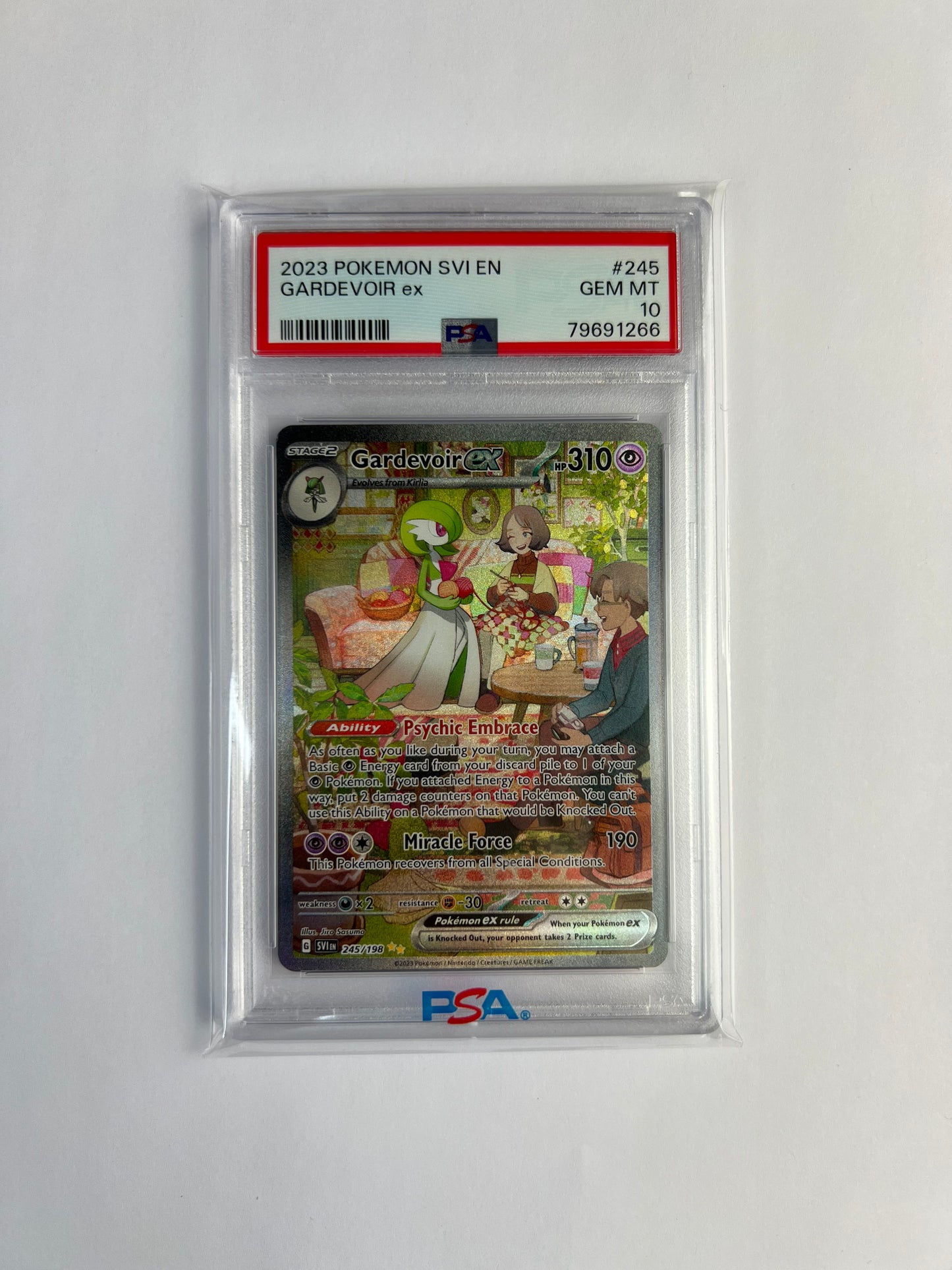 2023 Pokemon Scarlet & Violet Gardevoir EX Special Illustration Rare PSA Gem Mint 10