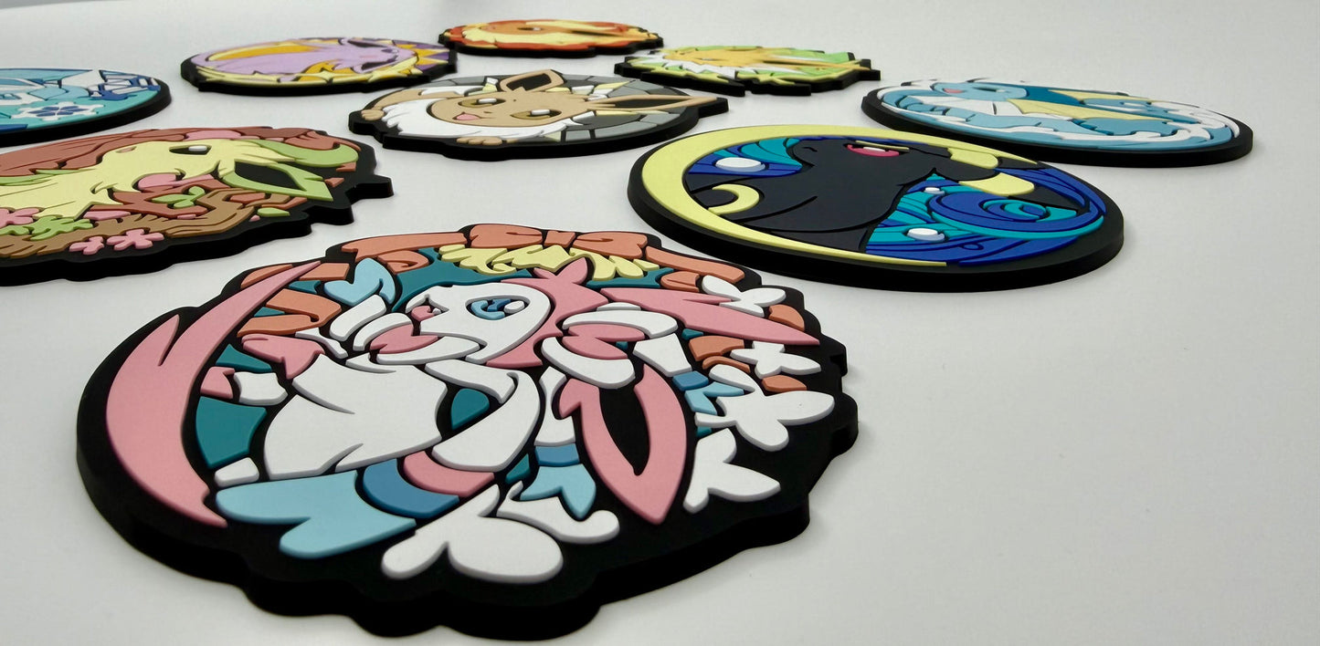 ManaMoon Prismatic Beasts Vinyl Coasters (Set of 9)