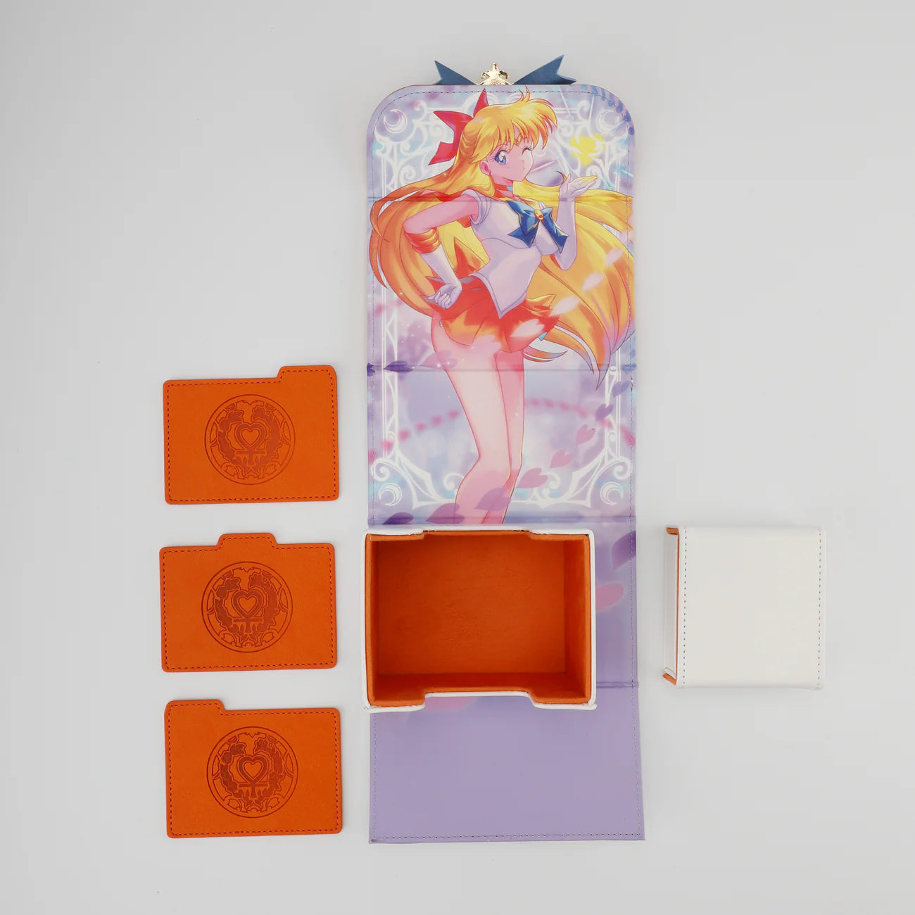 ManaMoon Moon Scouts Faux Leather Dicewinder Deck Boxes Orange Scout