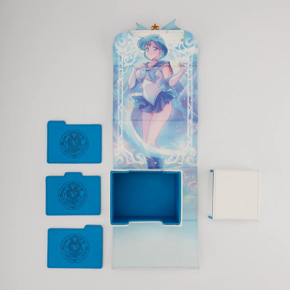 ManaMoon Moon Scouts Faux Leather Dicewinder Deck Boxes Blue Scout