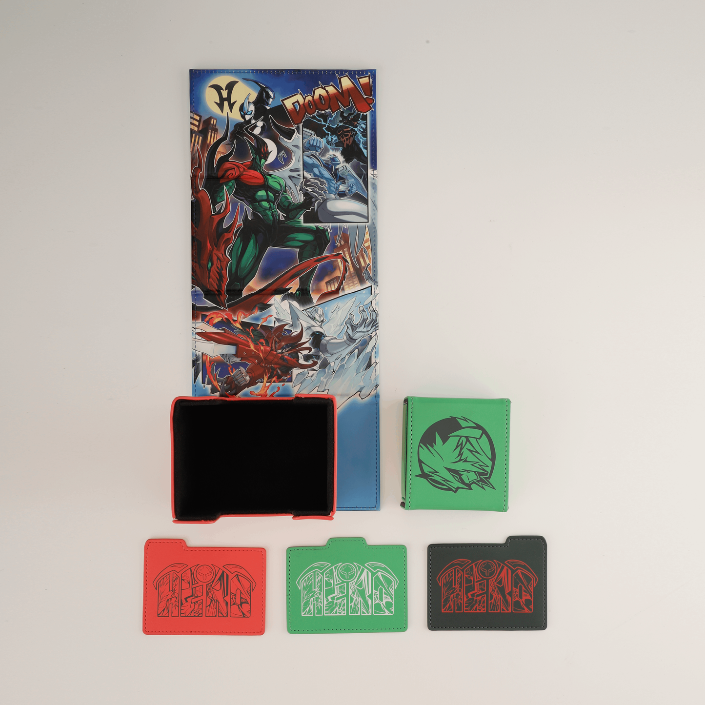 ManaMoon Heroic Dicewinder Deck Boxes Flame Wing Fusion