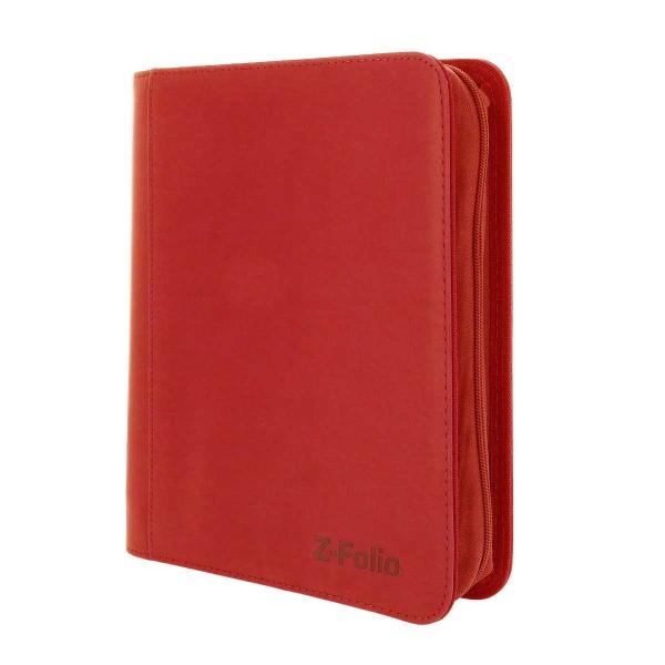 4-Pocket Z-Folio LX Album – Toploader Compatible – Red