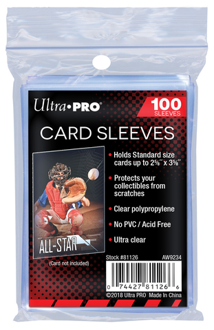 Ultra PRO Card Sleeves – Standard Size (100ct)
