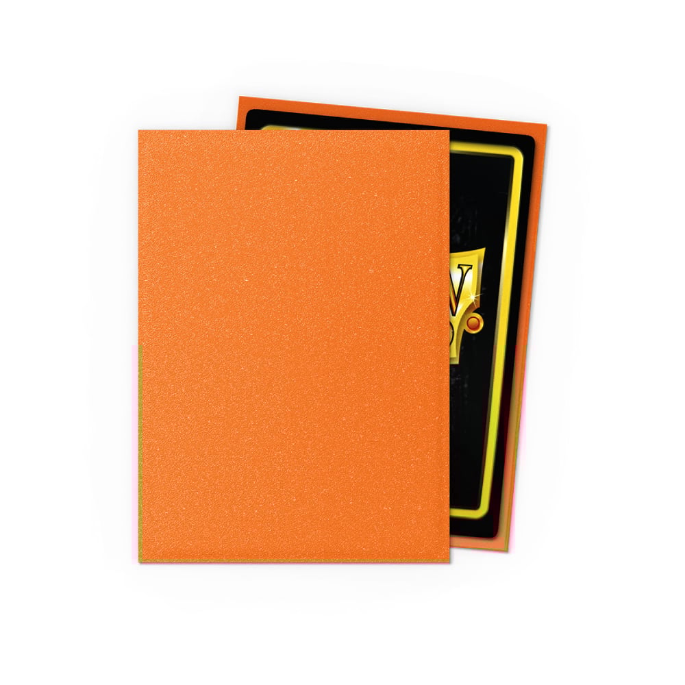 Dragon Shield Sleeves – Matte Amber (100 ct)