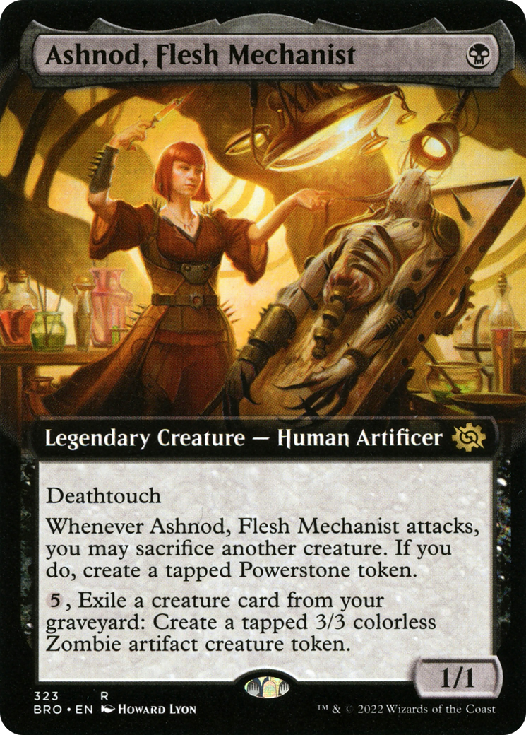 Ashnod, Flesh Mechanist (Extended Art) [The Brothers' War]