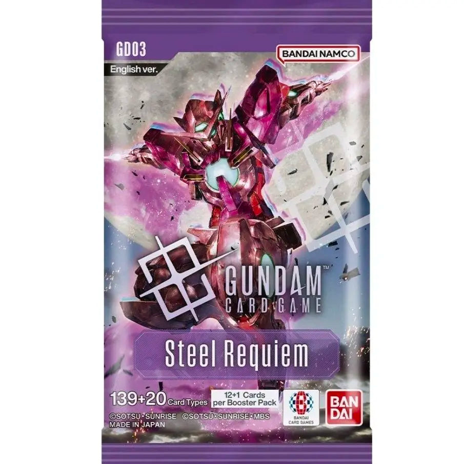 Gundam Card Game – GD-03 Steel Requiem Booster Pack