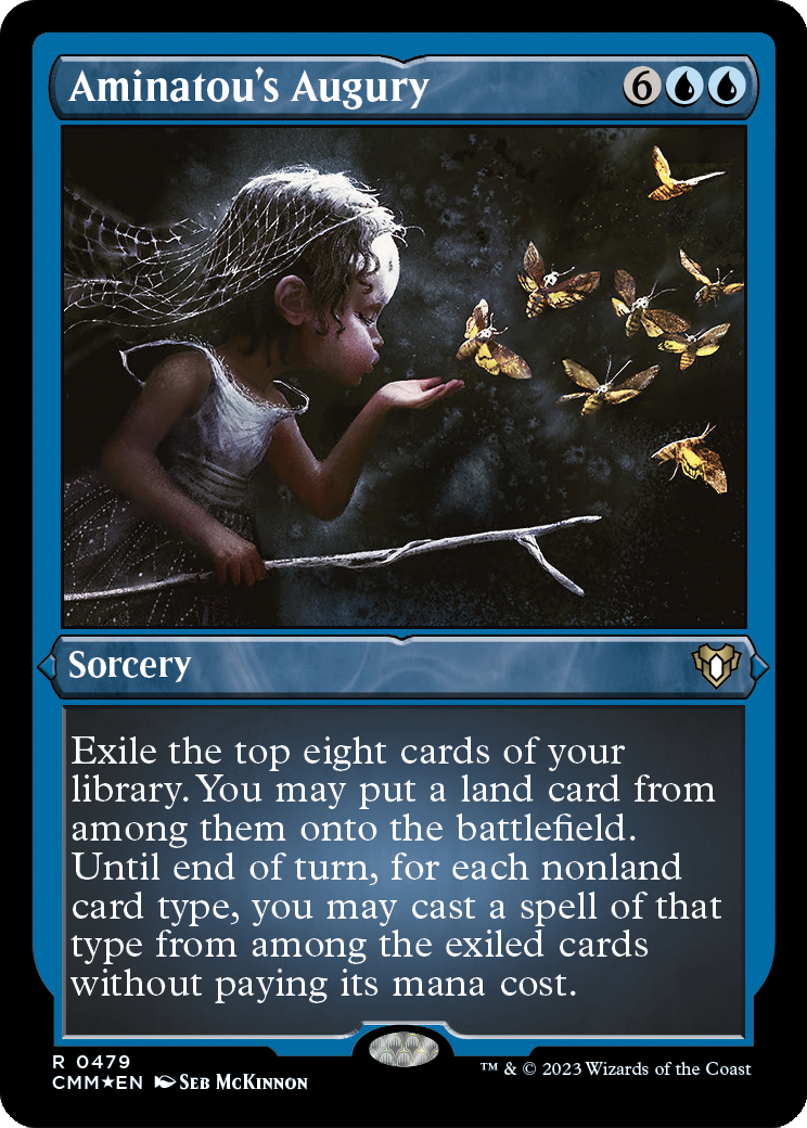 Aminatou's Augury (Foil Etched) [Commander Masters]