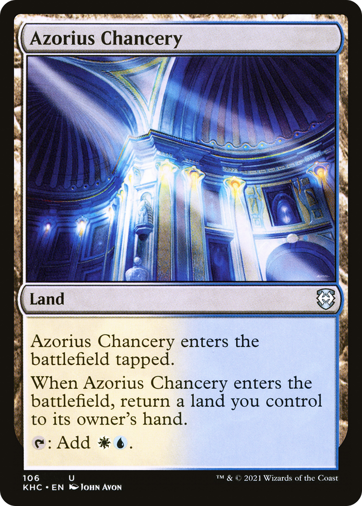 Azorius Chancery [Kaldheim Commander]