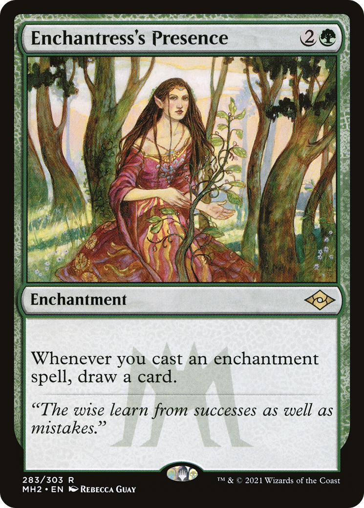 Enchantress's Presence (MH2-283) - Modern Horizons 2 Etched Foil