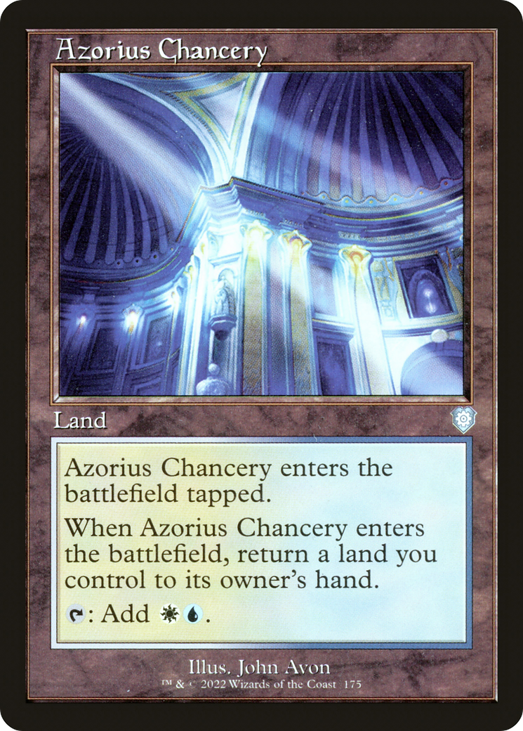 Azorius Chancery (Retro) [The Brothers' War Commander]