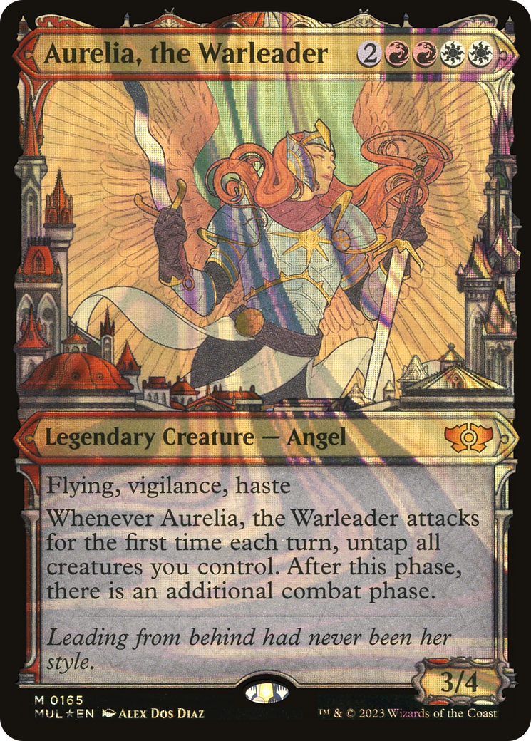 Aurelia, the Warleader (Halo Foil) [Multiverse Legends]