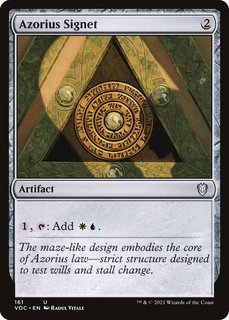 Azorius Signet [Innistrad: Crimson Vow Commander]