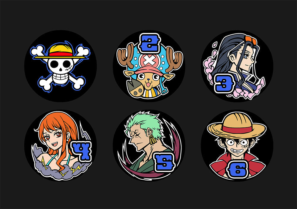 ManaMoon Straw Hat Pirates Metal Plated Dice (Single Die)