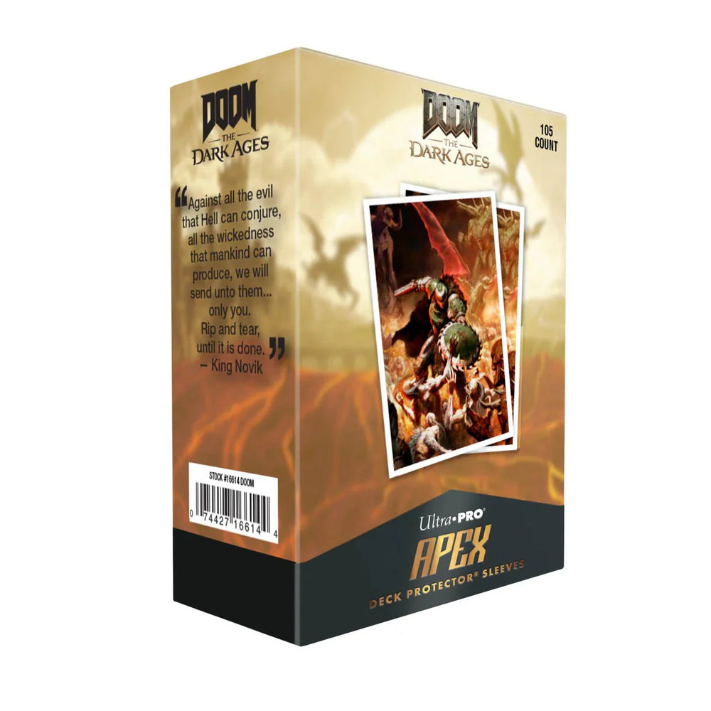 Ultra Pro - Doom: The Dark Ages 105ct Apex Deck Protector Sleeves 2