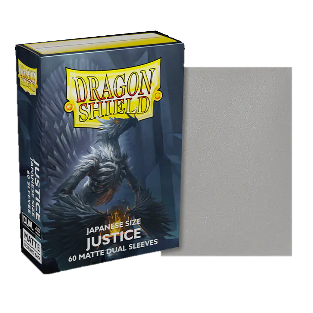 DRAGON SHIELD SLEEVES DUAL JAPANESE MATTE JUSTICE