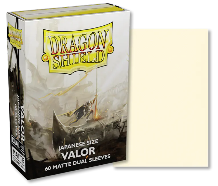 Dragon Shield Dual Matte Japanese Sleeves – Valor (60 ct)