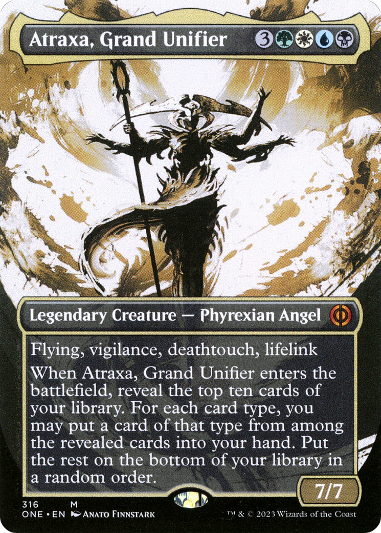 Atraxa, Grand Unifier (Borderless Ichor) [Phyrexia: All Will Be One]