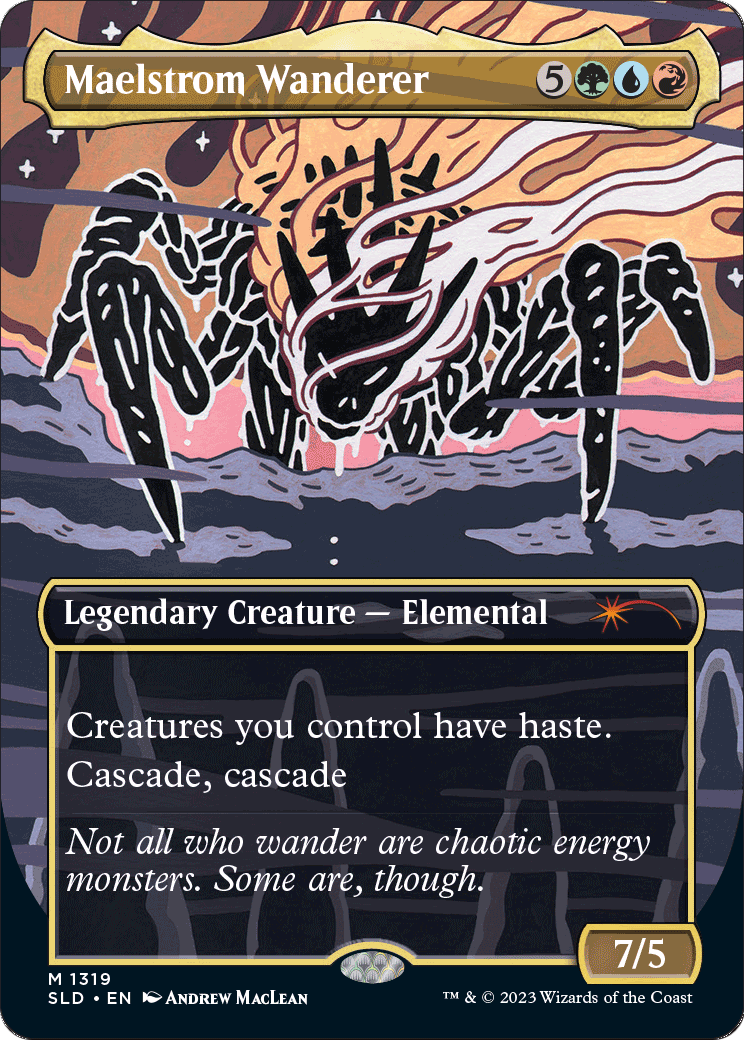 Maelstrom Wanderer (SLD-1319) - Secret Lair Drop (Borderless) Foil