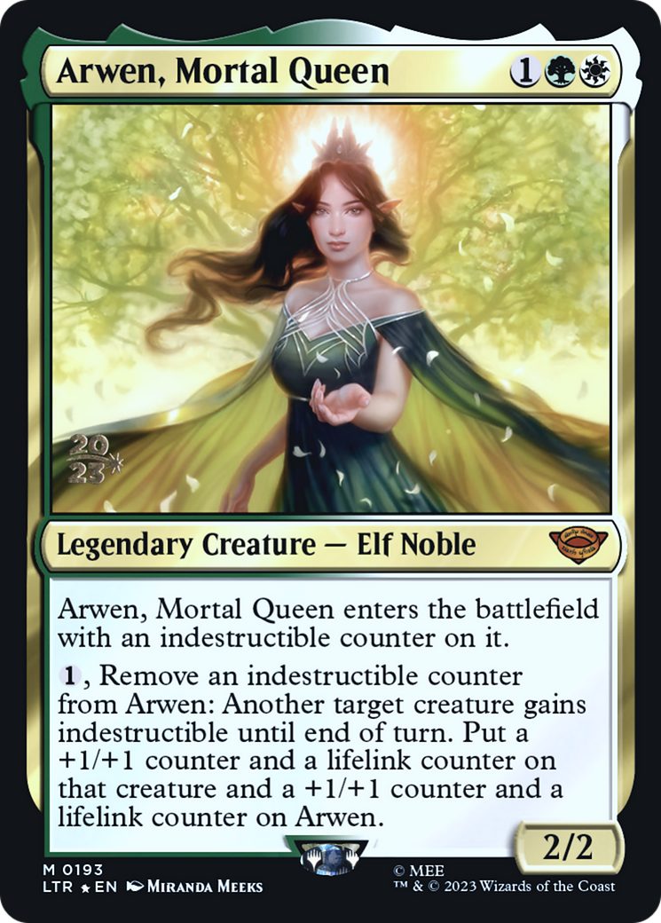 Arwen, Mortal Queen [The Lord of the Rings: Tales of Middle-Earth Prerelease Promos]