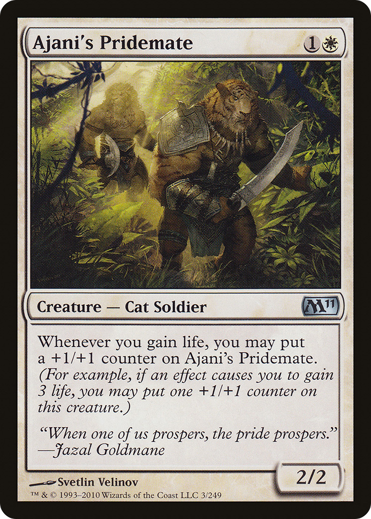 Ajani's Pridemate [Magic 2011]