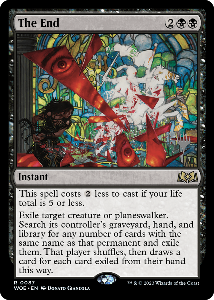 The End (Promo Pack) [Wilds of Eldraine Promos]