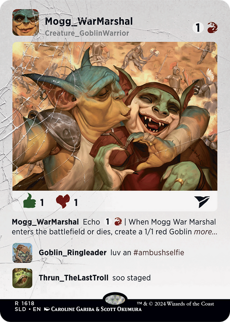 Mogg War Marshal (SLD-1618) - Secret Lair Drop (Borderless) Foil