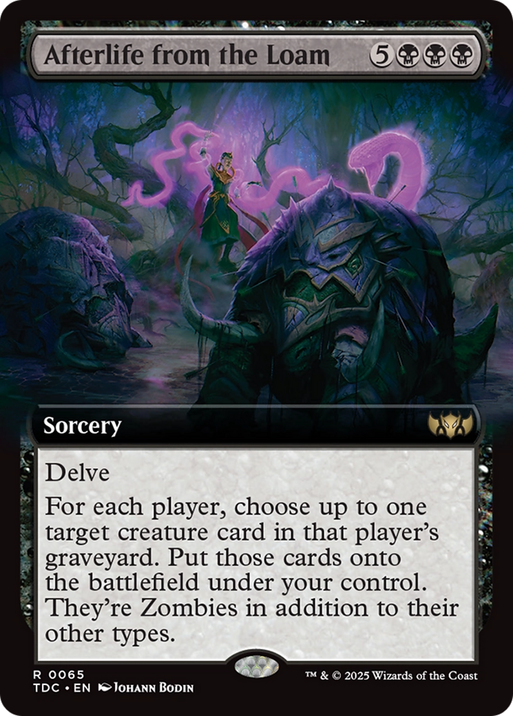 Afterlife from the Loam (Extended Art) [Tarkir: Dragonstorm Commander]