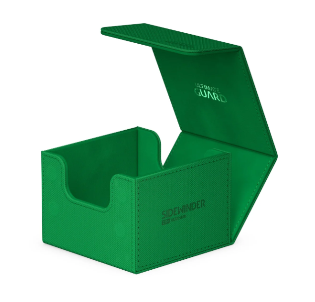 Ultimate Guard Sidewinder 133+ Monocolor Deck Case – Green