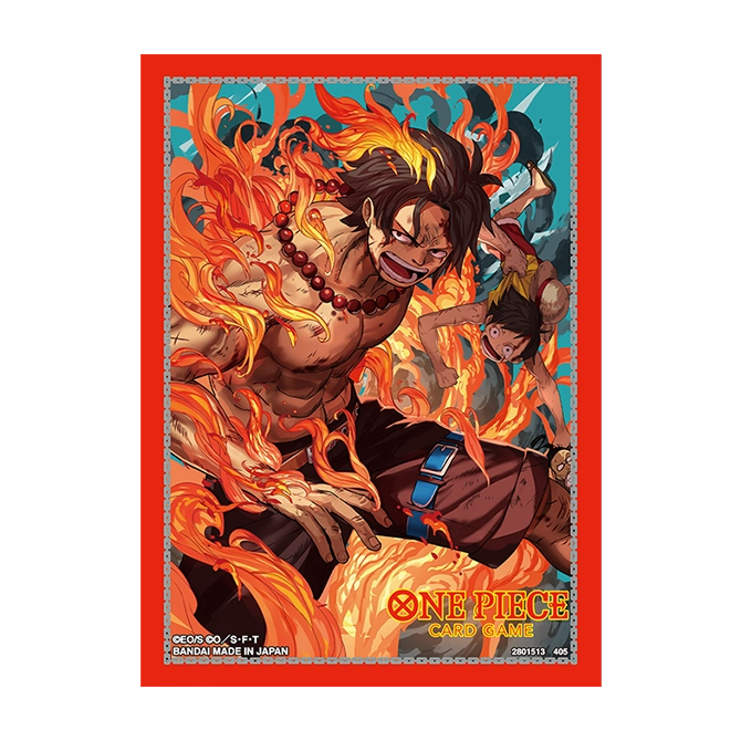 One Piece Card Game Sleeves – Portgas D. Ace (70 ct)