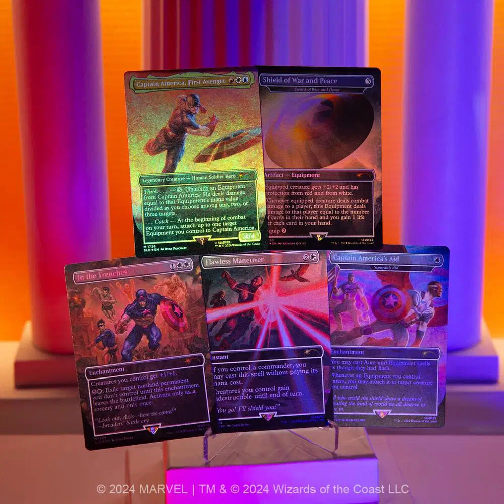 Secret Lair Drop: Secret Lair x Marvel's Captain America - Rainbow Foil Edition