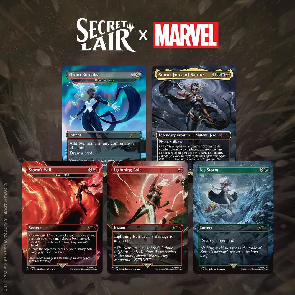 Secret Lair Drop: Secret Lair x Marvel's Storm - Rainbow Foil Edition