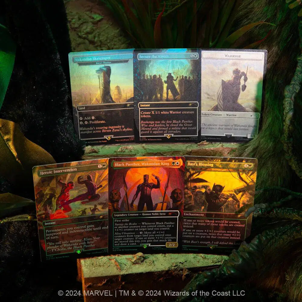 Secret Lair Drop: Secret Lair x Marvel's Black Panther - Rainbow Foil Edition