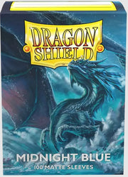 Dragon Shield Sleeves – Matte Midnight Blue (100 ct)