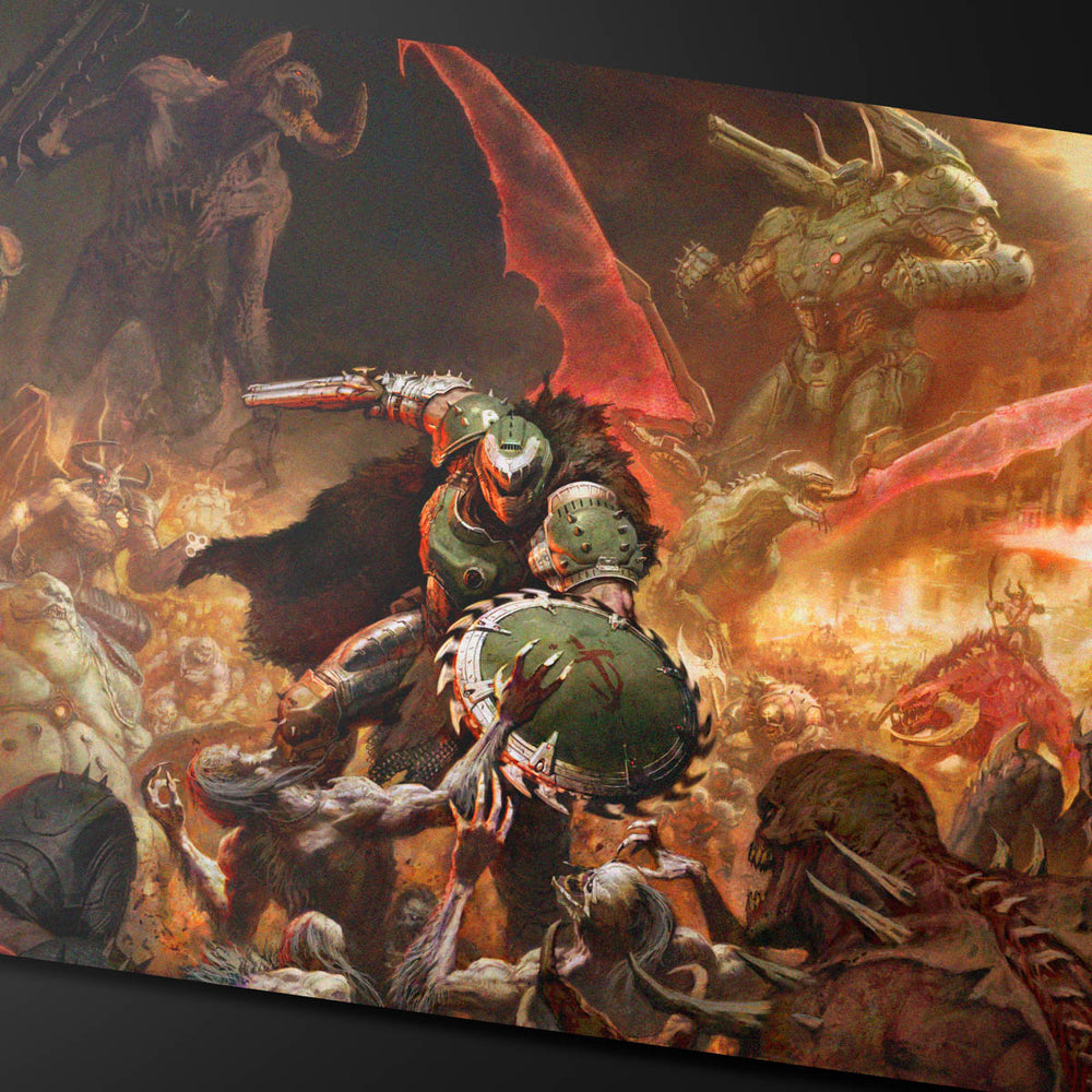 Ultra PRO Extended Playmat – DOOM: The Dark Ages – Onslaught