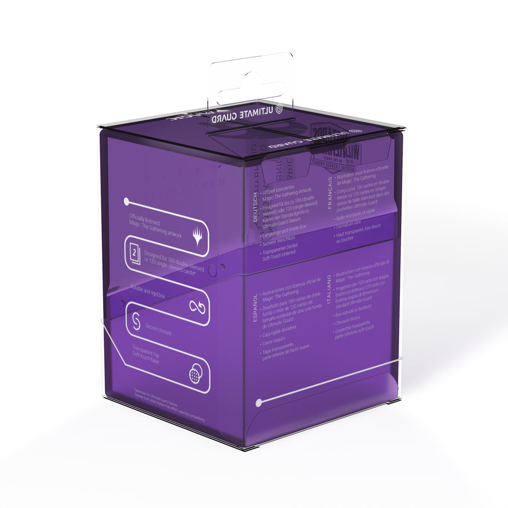 Ultimate Guard Deck Case Boulder 100+ – Magic: The Gathering Mana Edition: Swamp