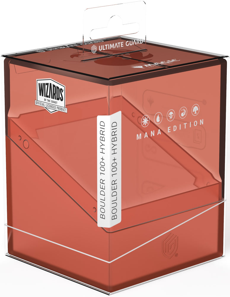 Ultimate Guard Deck Case Boulder 100+ – Magic: The Gathering Mana Edition: Mountain